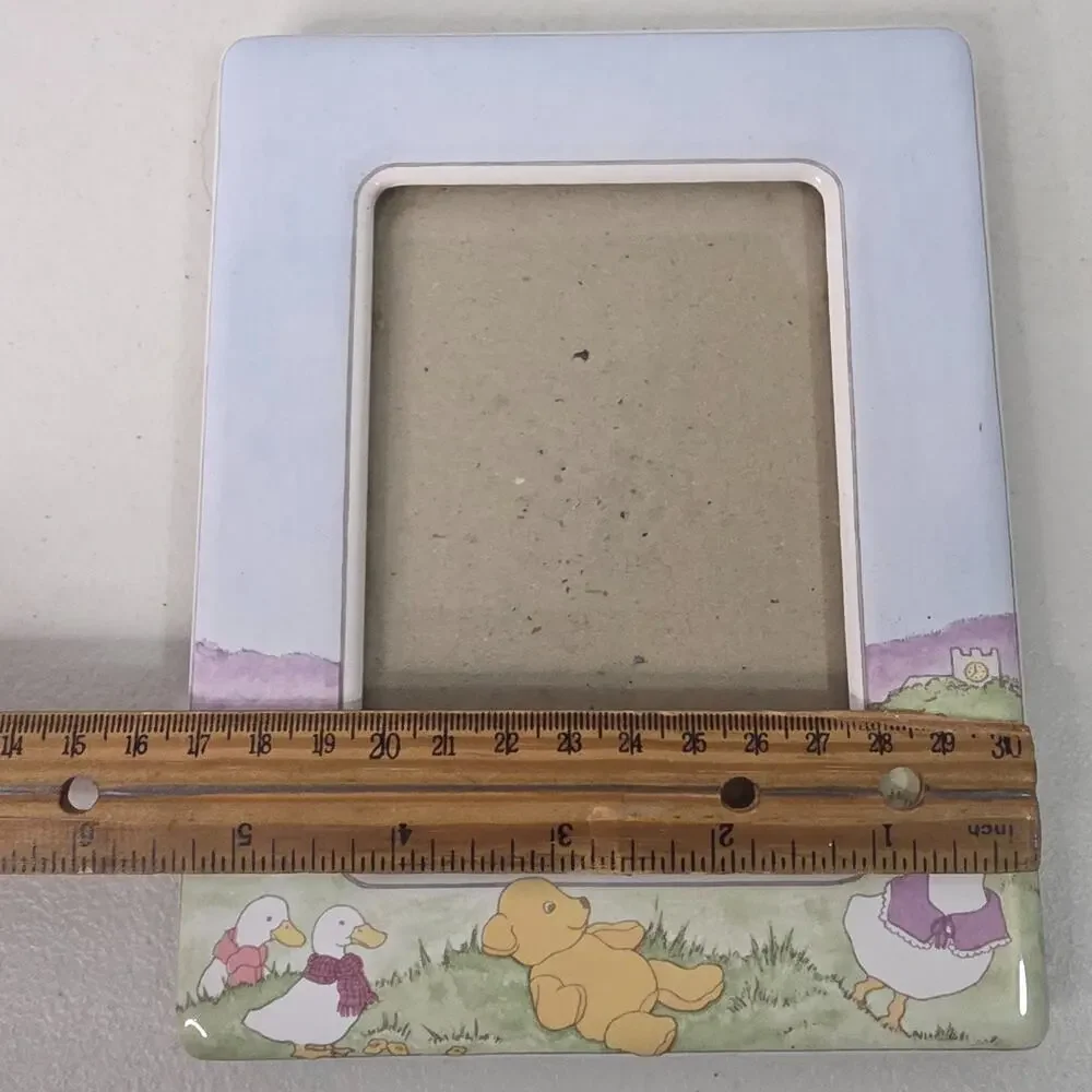 Vintage Terragrafics Liz Shepherd Baby Animal Picture Frame 1987